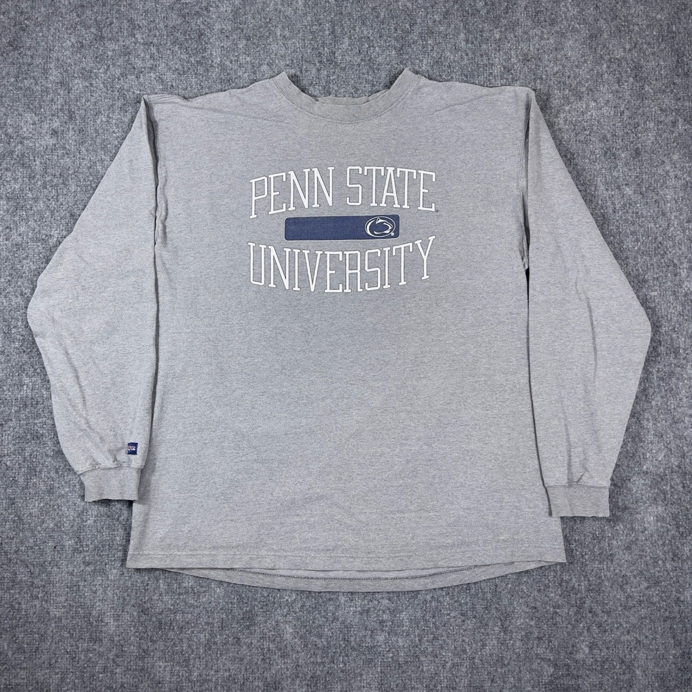 Y2K Jansport Penn State University Shirt Mens XL Gray Long Sleeve Nittany Lions